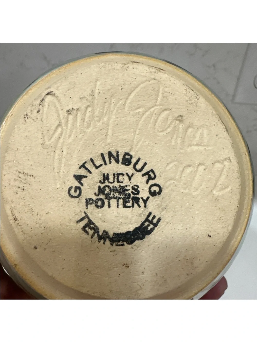 Black Bear Pottery Dip Chiller Jones Pottery Gatlinburg, TN Smoky Mountains